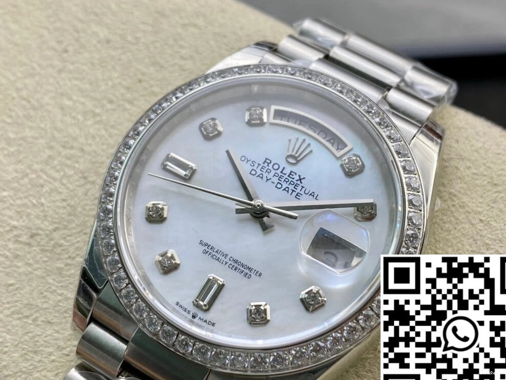 128396TBR-0005 Rolex Diamond-set Date Bezel Factory EW Day 1013